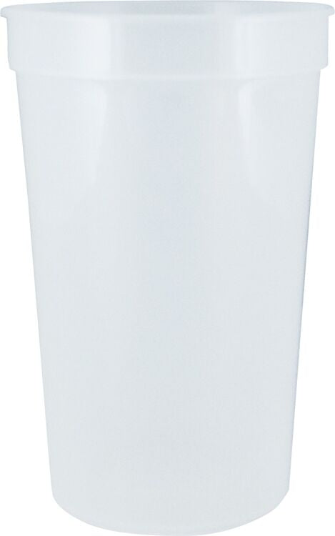 22 oz. Smooth Wall Plastic Stadium Cup
