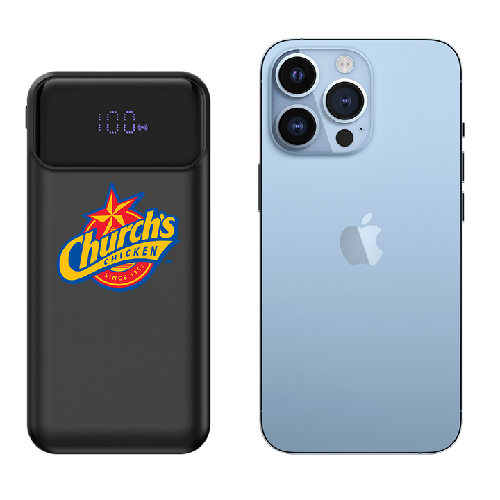 Santa Ana Digital Display Wireless Power Bank PD 15W
