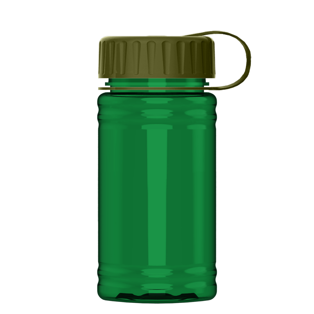 Mini RPET Bottle with Tethered Lid - 16 oz.