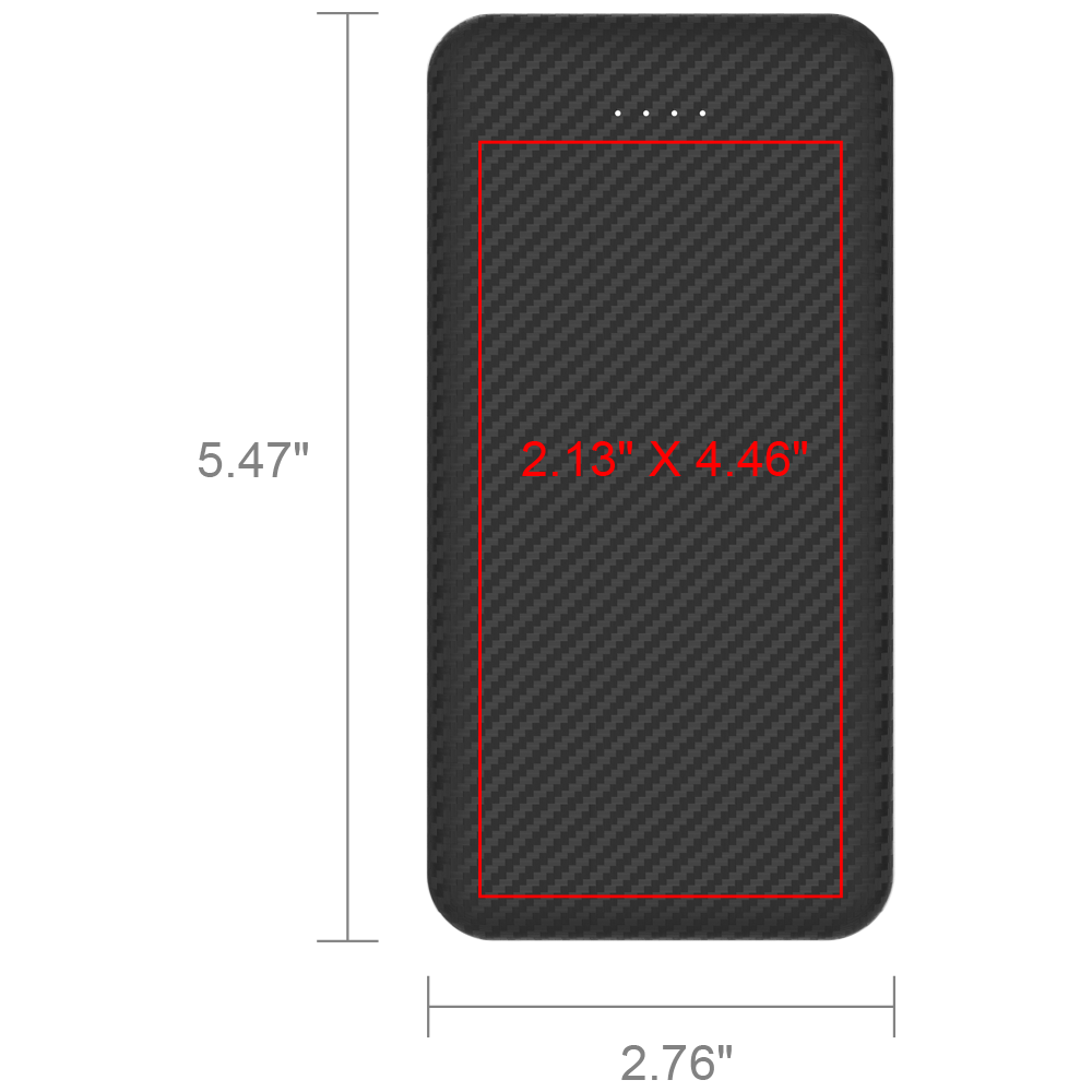 The Hegewisch Carbon Fiber 10000mAh Power Bank