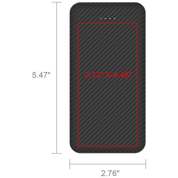 The Hegewisch Carbon Fiber 10000mAh Power Bank