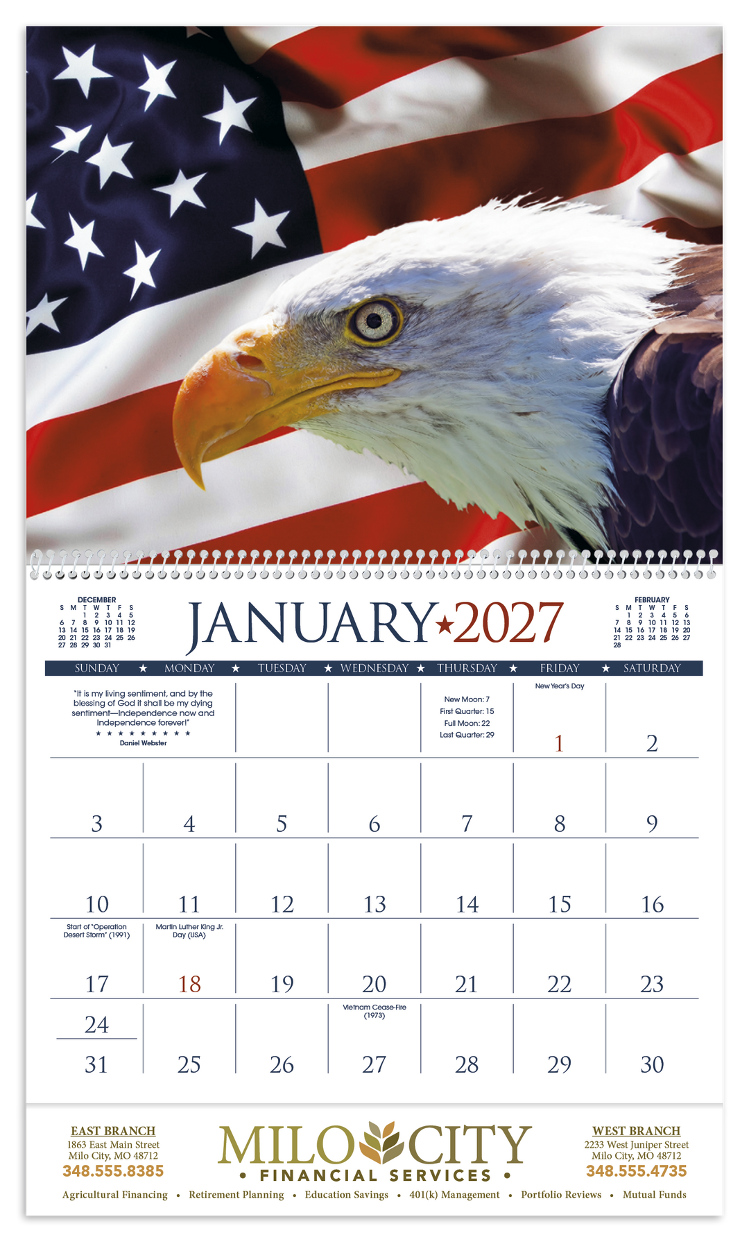 Triumph® Calendars I Love America Calendar