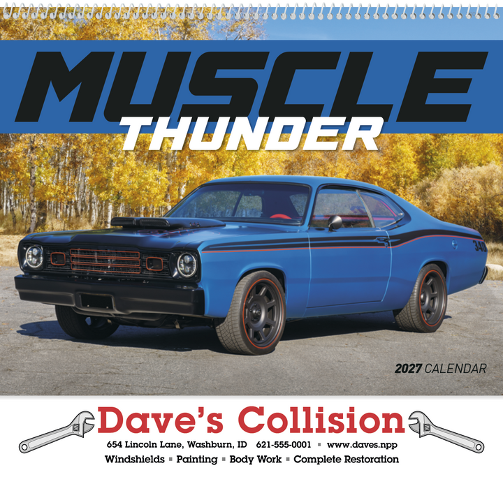 Good Value™ Muscle Thunder - Spiral Calendar