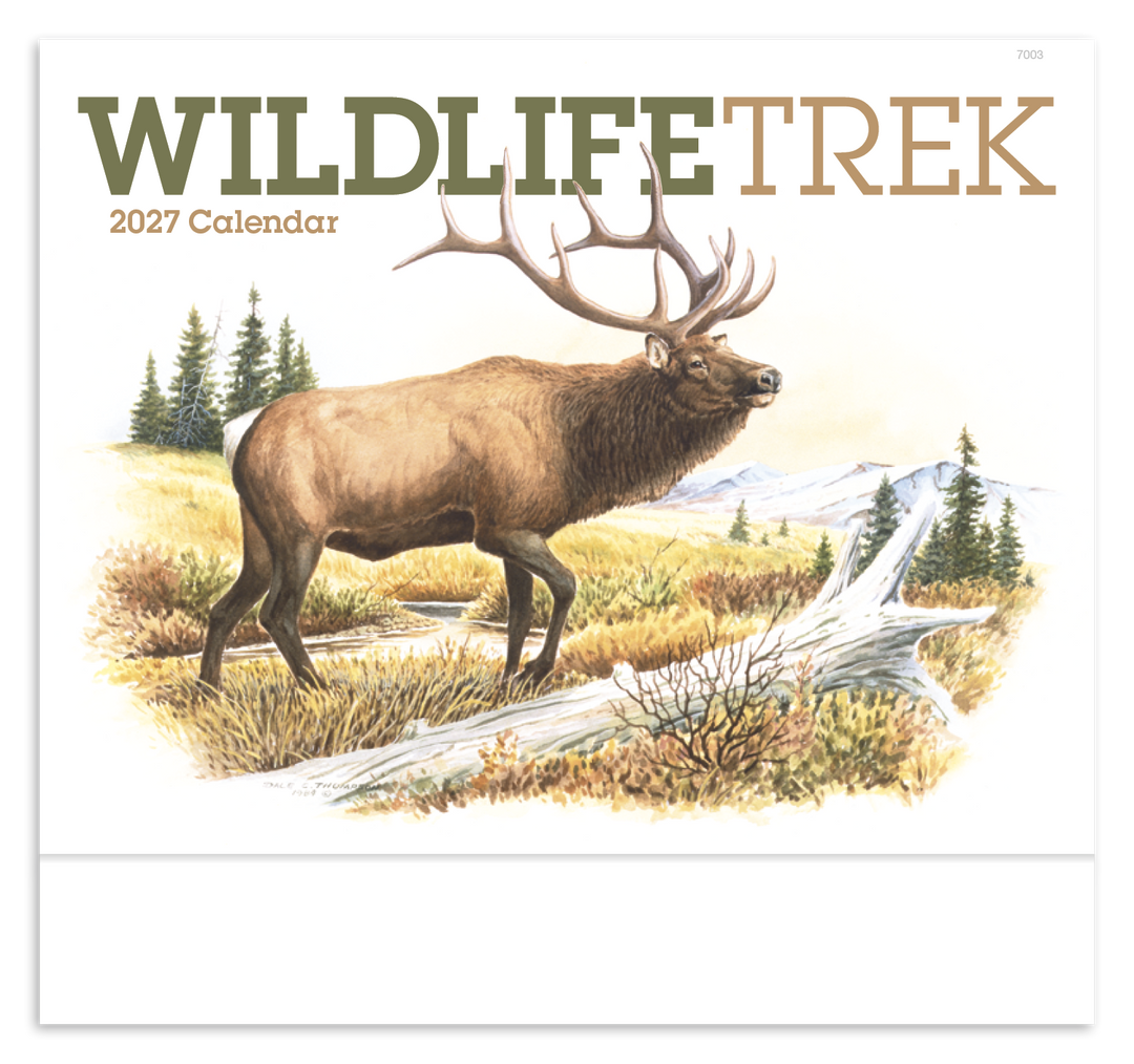 Good Value™ Wildlife Trek - Stapled Calendar