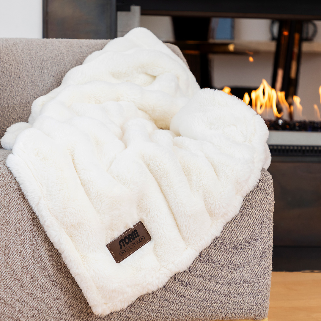 50x60 single-layer Stripe fur blanket