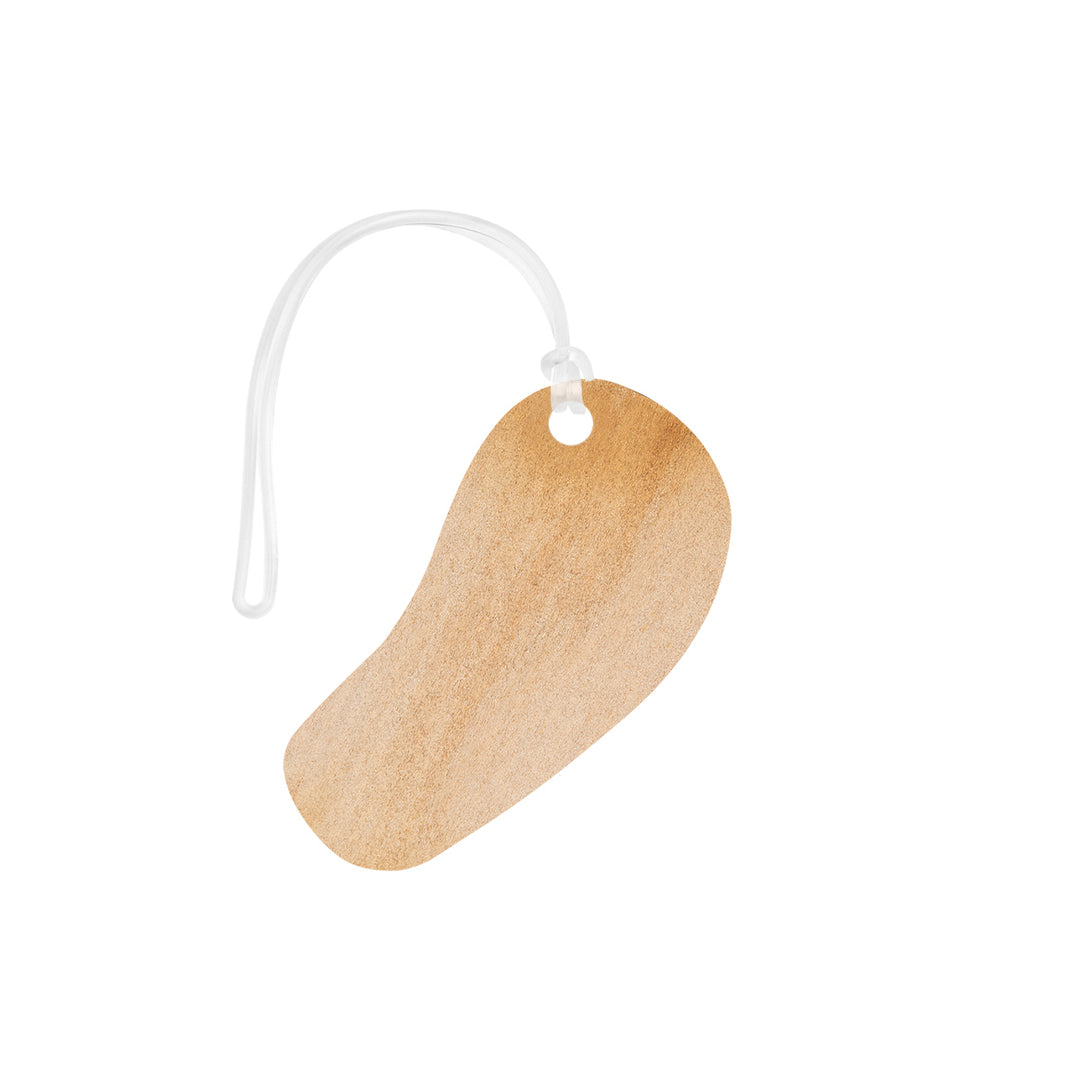 Full Color Wood Bag Tag - 6"