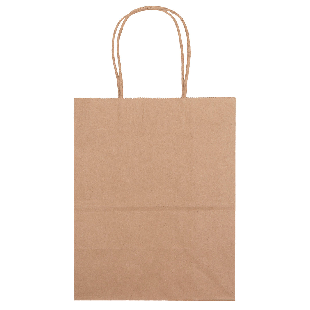 Eco Mini - Kraft-Brown Shopper - Flexo Ink Print
