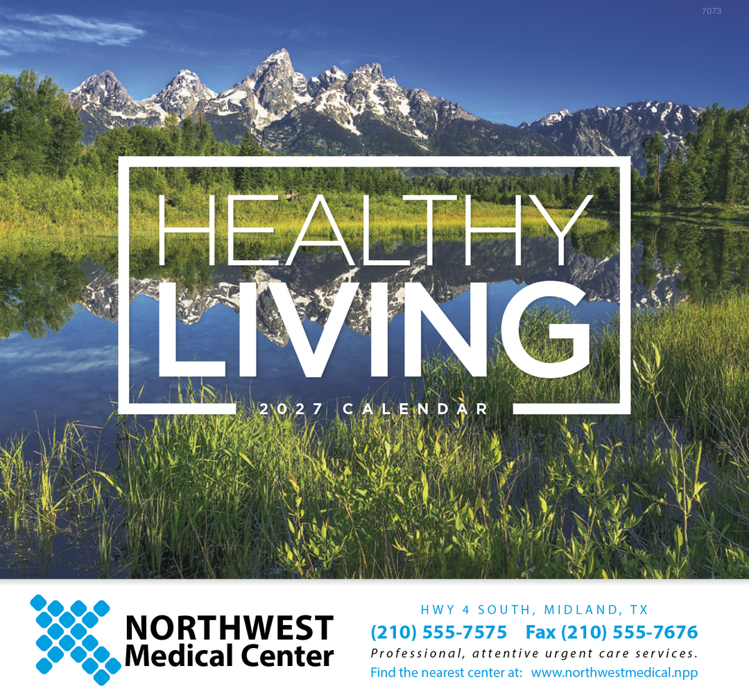 Good Value™ Healthy Living - Stapled Calendar