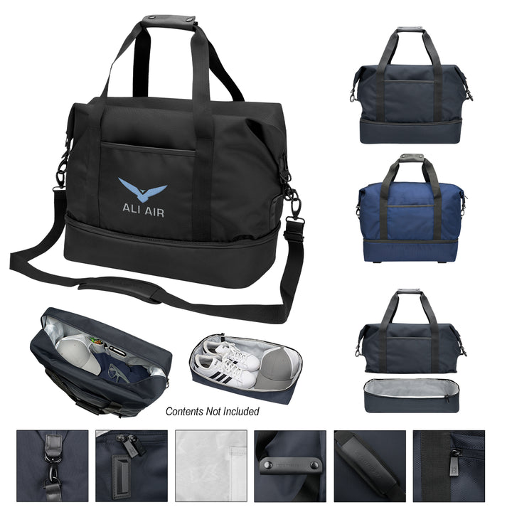 Cutter & Buck® Travel Collection Drop Bottom Weekender