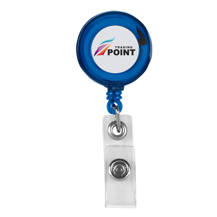Retractable Badge Holder With Laminated Label Full Color