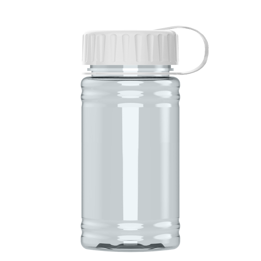 Mini RPET Bottle with Tethered Lid - 16 oz.