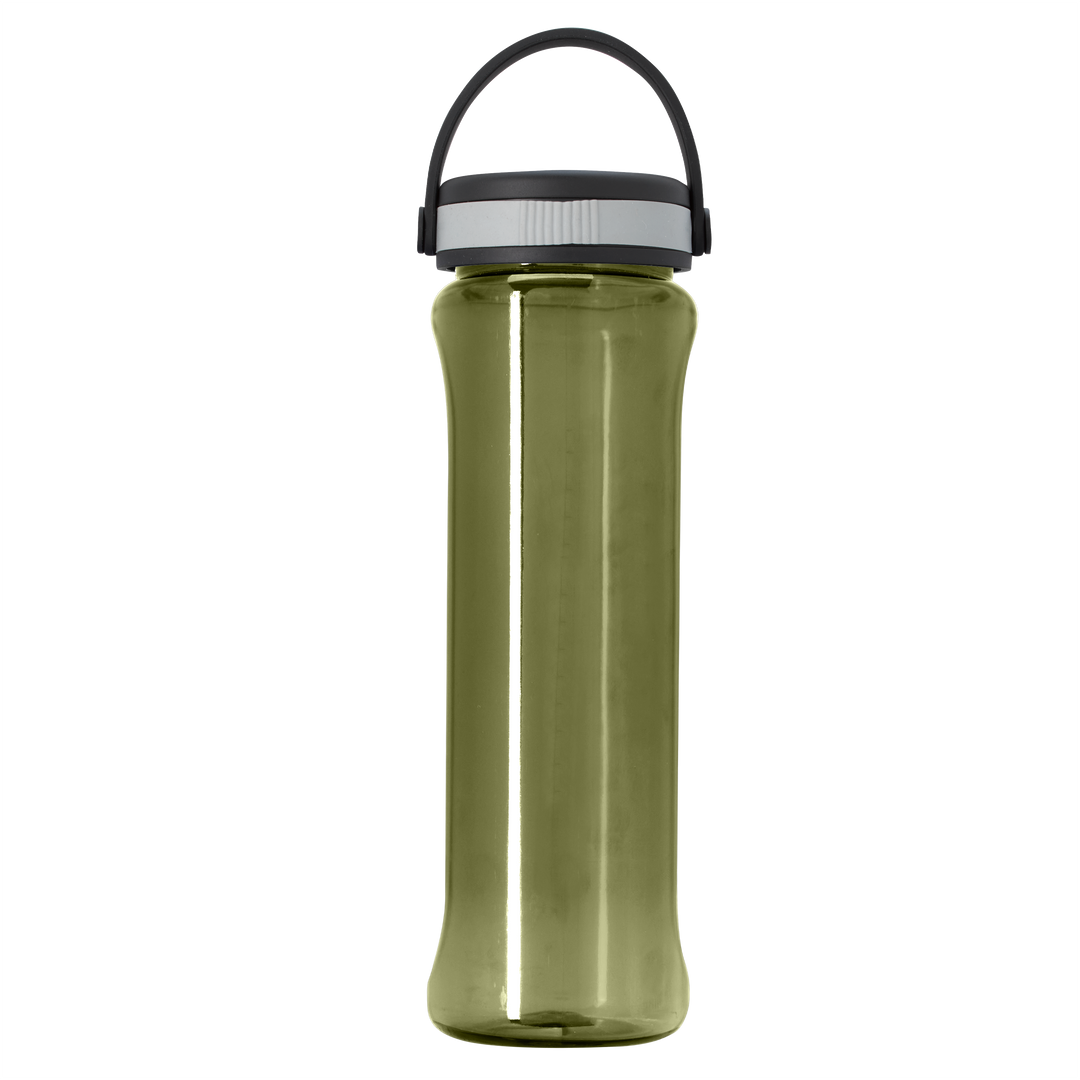 Boss Embossed RPET Bottle with Grip Lid - 26 oz.