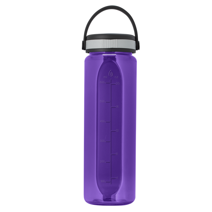 Boss Embossed RPET Bottle with Grip Lid - 26 oz.