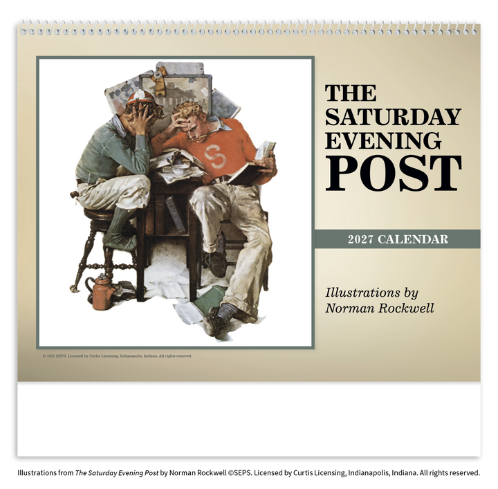 Triumph® Calendars The Saturday Evening Post Illustrations by Norman Rockwell Calendar