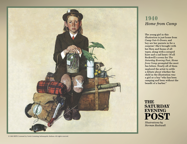 Triumph® Calendars The Saturday Evening Post Illustrations by Norman Rockwell Calendar