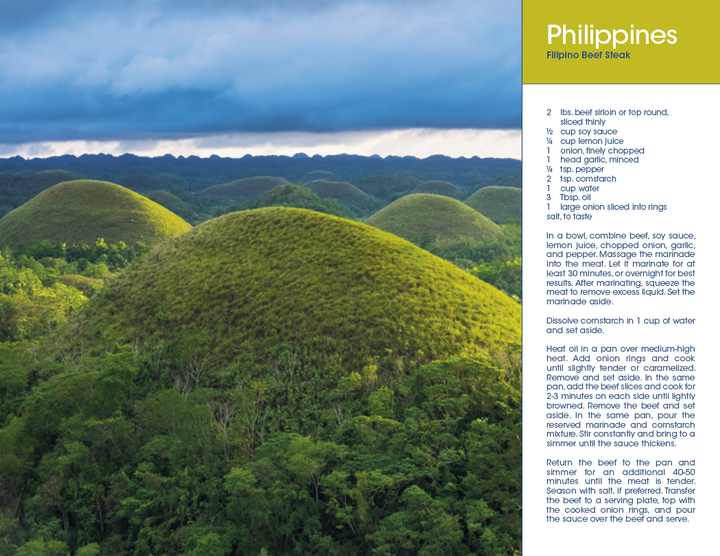 Triumph® Calendars World Scenes with Recipe Calendar