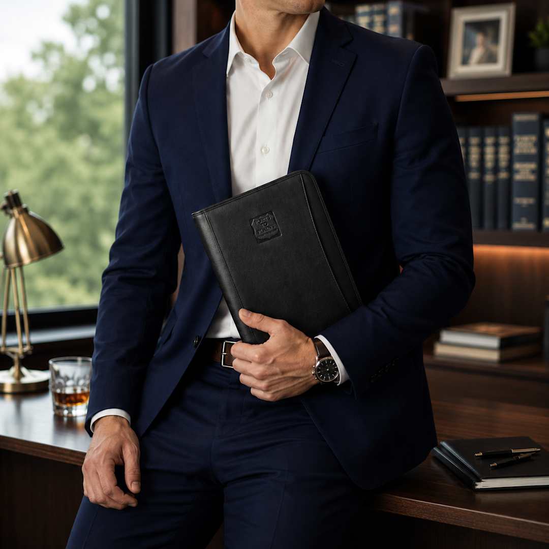 FSC® Mix Executive DuraHyde Zippered Padfolio