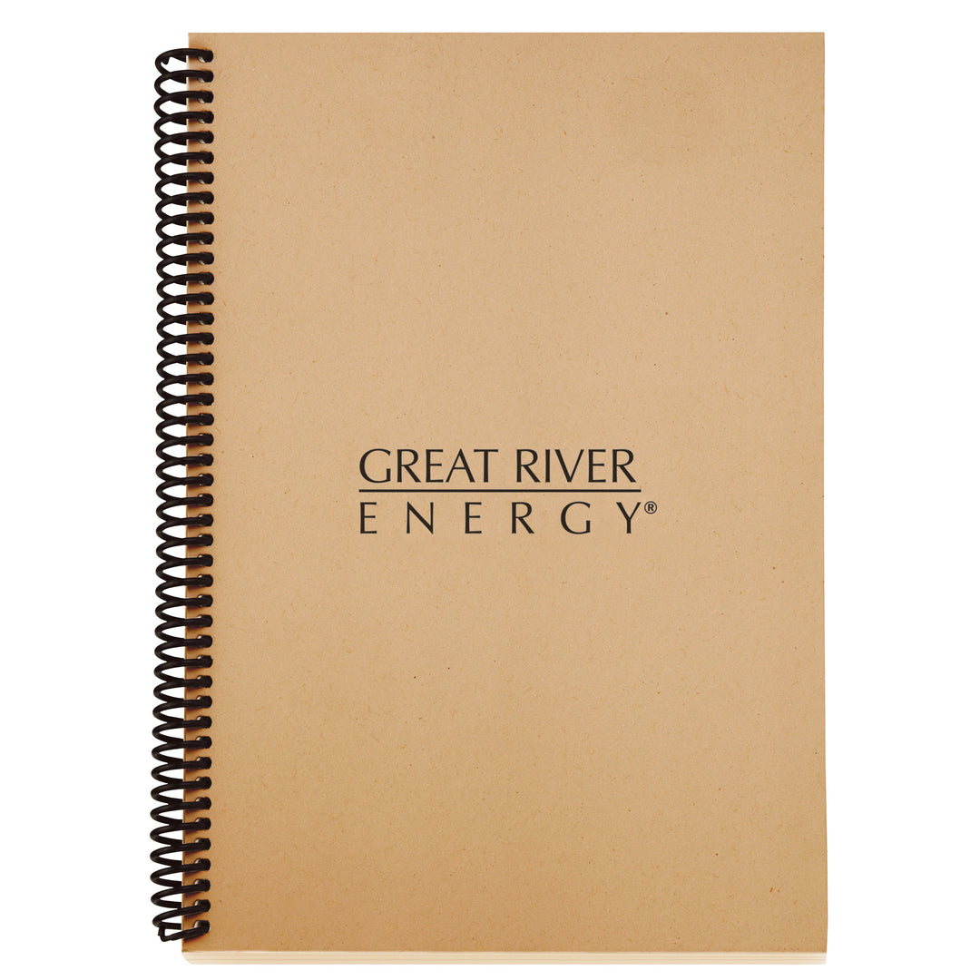 Spiral eco notebook