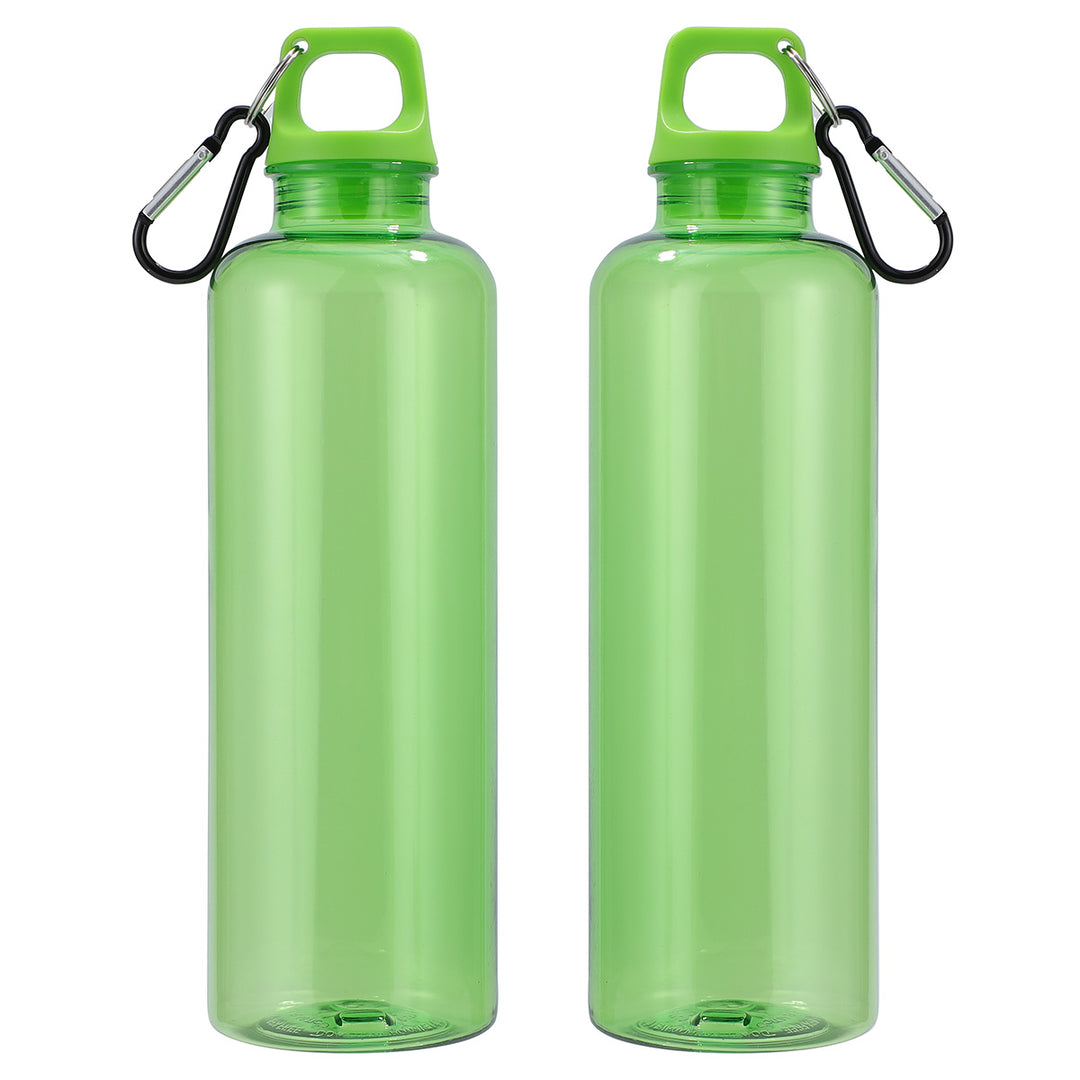 Aloha 25 oz RPET Reusable Translucent Bottle w/ Carabiner