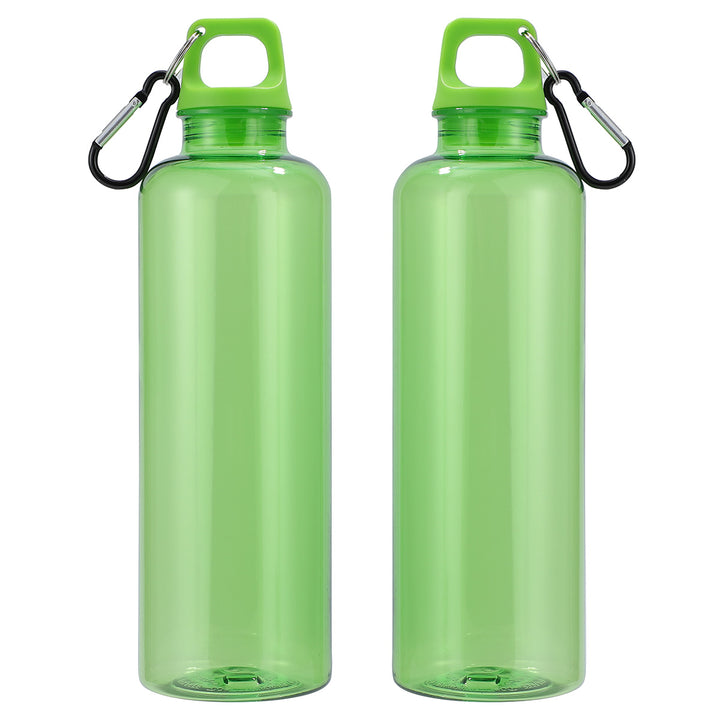 Aloha 25 oz RPET Reusable Translucent Bottle w/ Carabiner