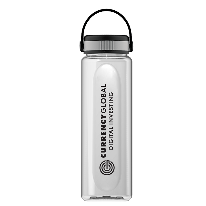 Boss Embossed RPET Bottle with Grip Lid - 26 oz.