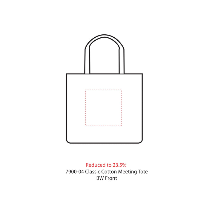 6oz Classic Cotton Canvas Meeting Tote