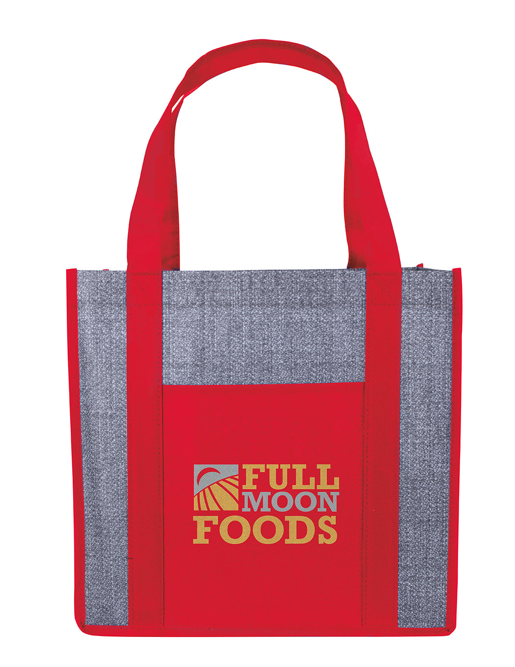 Good Value™ Laminated Heathered Non-Woven Grocery Tote