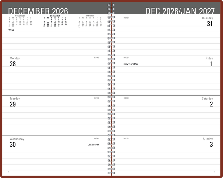 Triumph® Calendars Classic Weekly Desk Planner