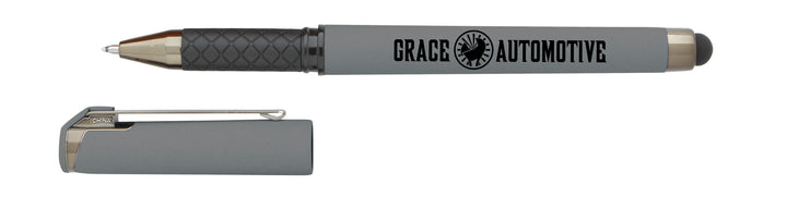 Good Value™ Cali Stylus Gunmetal Suede RABS Pen