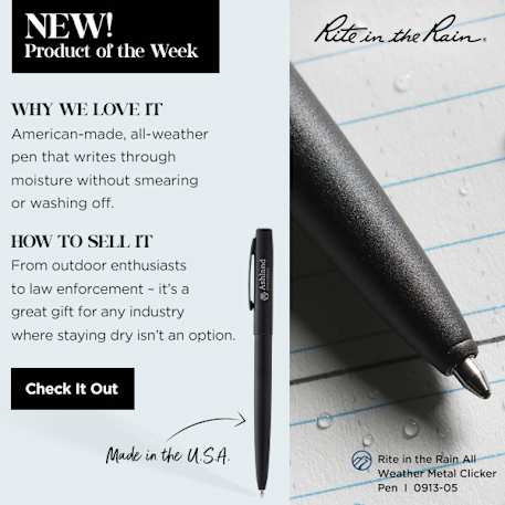 Rite in the Rain All Weather Metal Clicker Pen