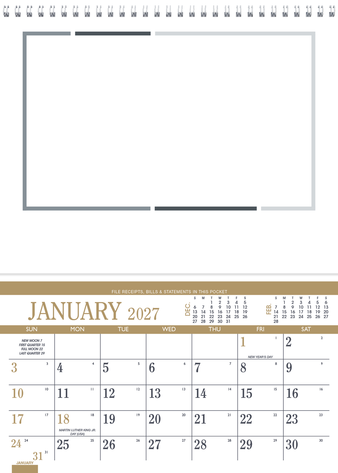 Triumph® Calendars Recipe Pocket Calendar