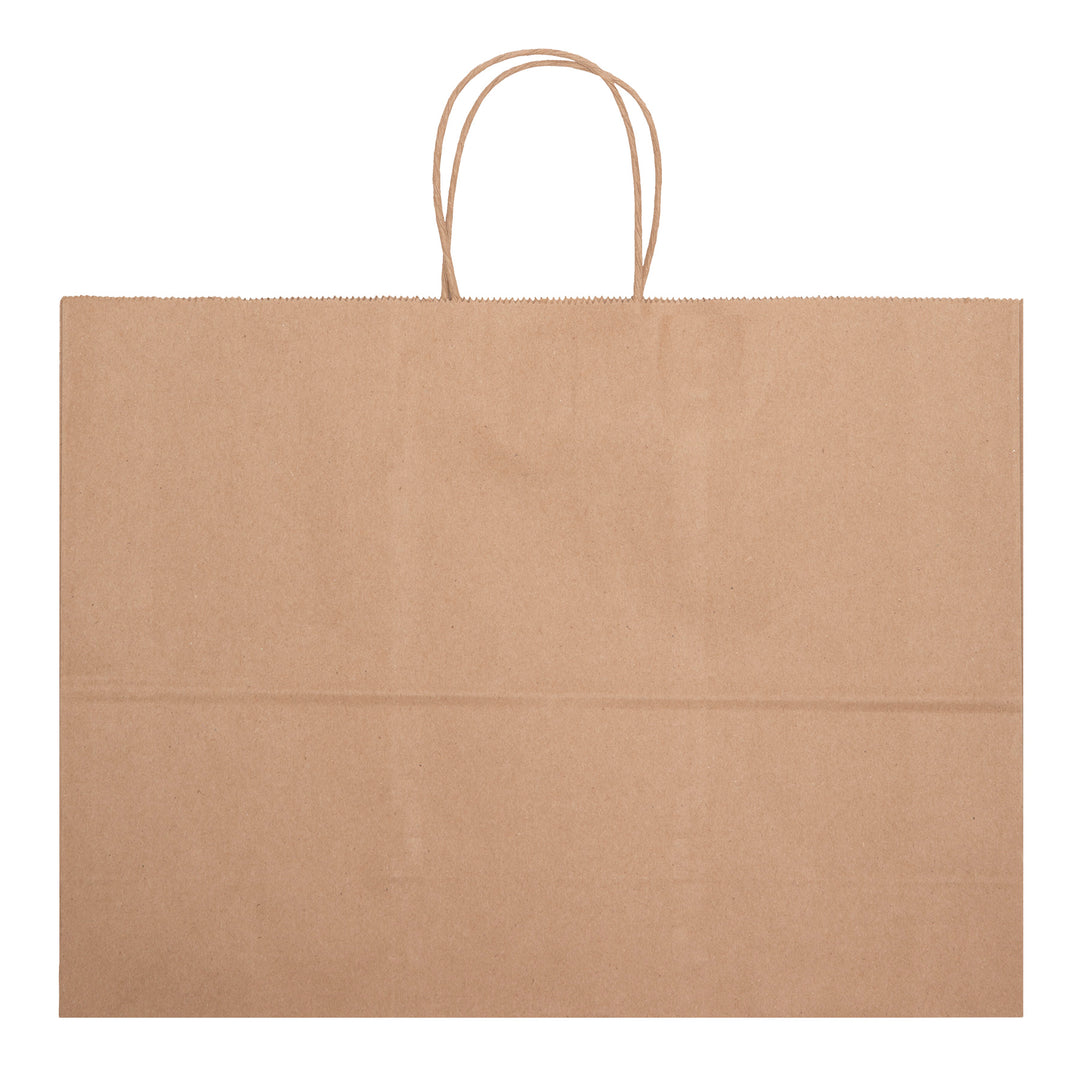 Eco Vogue - Kraft-Brown Shopper - Flexo Ink Print