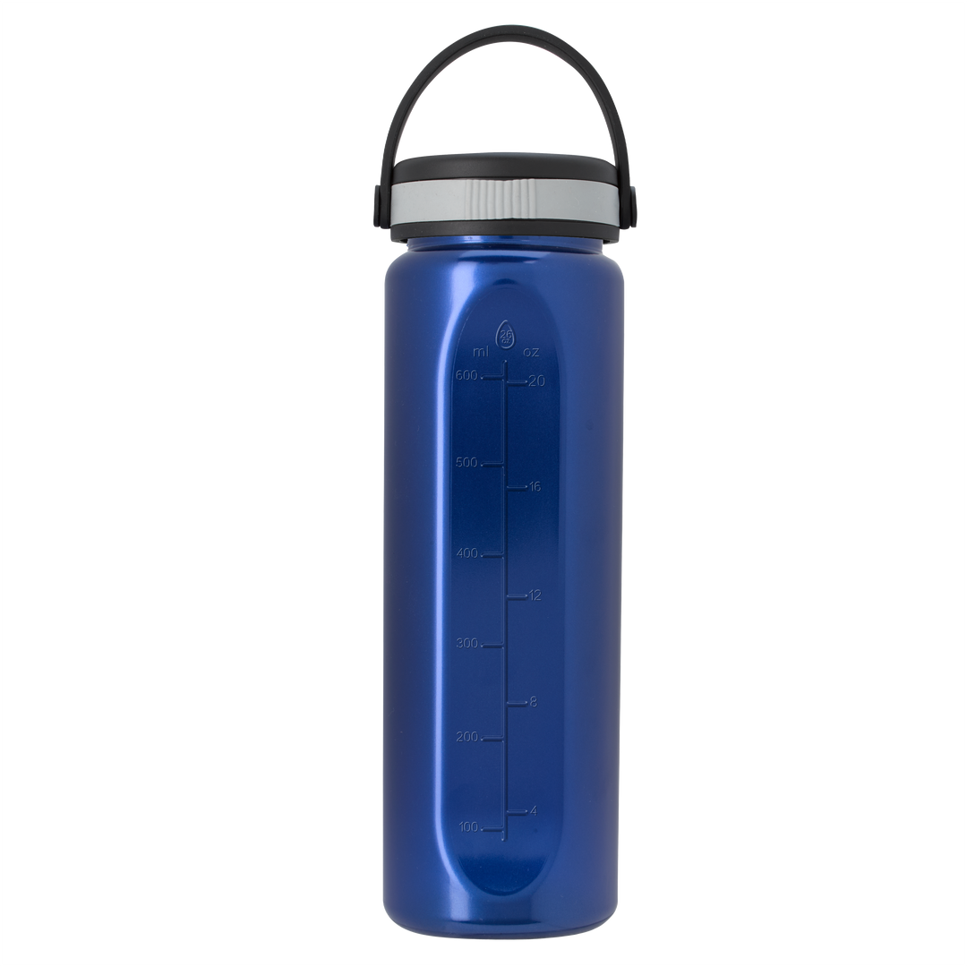 Boss Embossed RPET Bottle with Grip Lid - 26 oz.