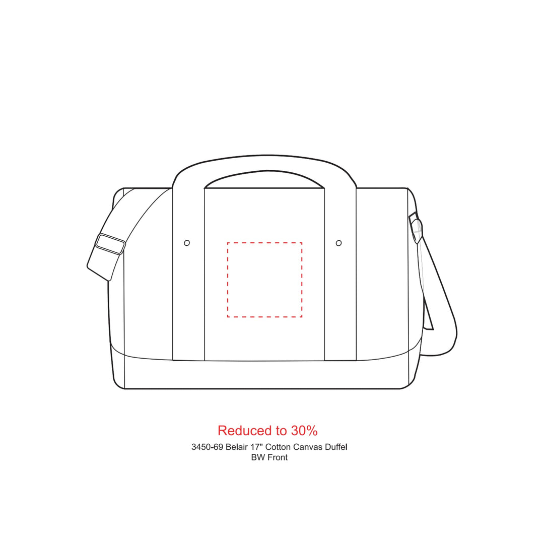 Belair 17" Cotton Canvas Duffel