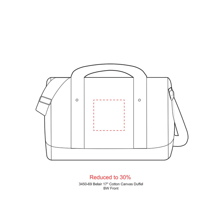 Belair 17" Cotton Canvas Duffel