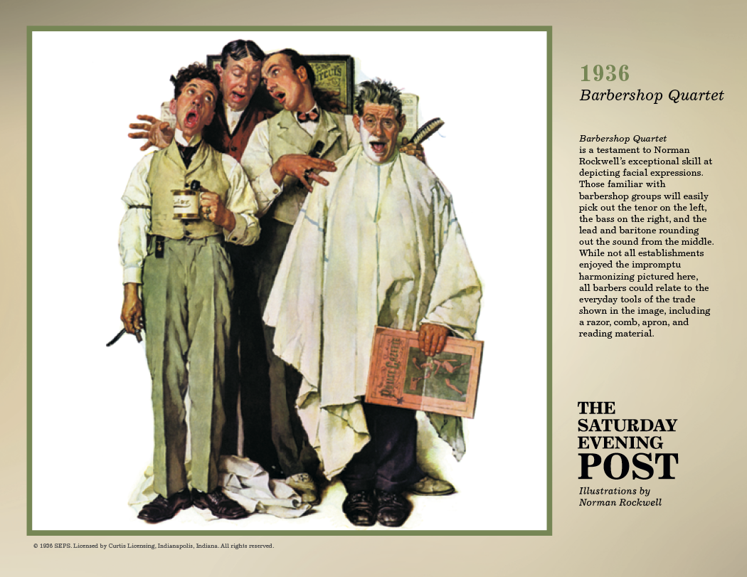 Triumph® Calendars The Saturday Evening Post Illustrations by Norman Rockwell Calendar
