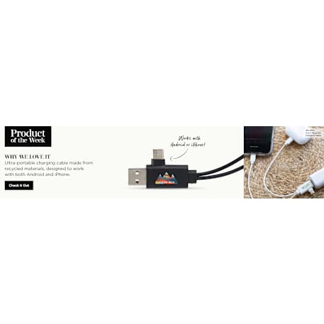 5-in-1 Recycled Charging Cable