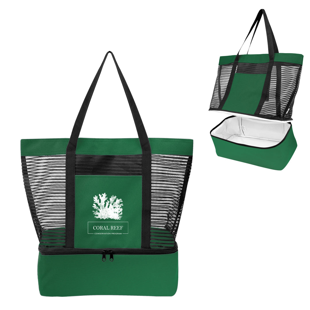 Marley rPET Mesh Tote Bag With Cooler