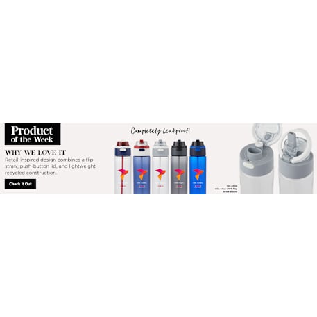 Ella RPET Single Wall Sports Bottle 24oz