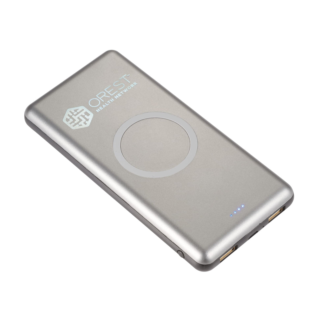 UL Listed Light Up Qi 10000 Wireless Power Bank