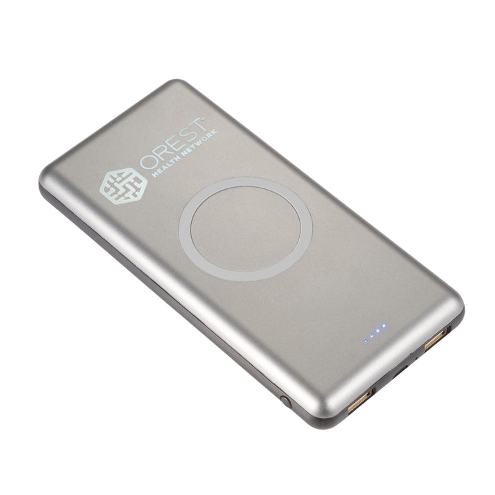 UL Listed Light Up Qi 10000 Wireless Power Bank