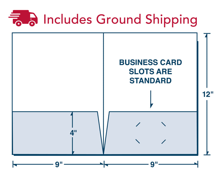 Full Color Quick Ship 2-Pocket Folder
