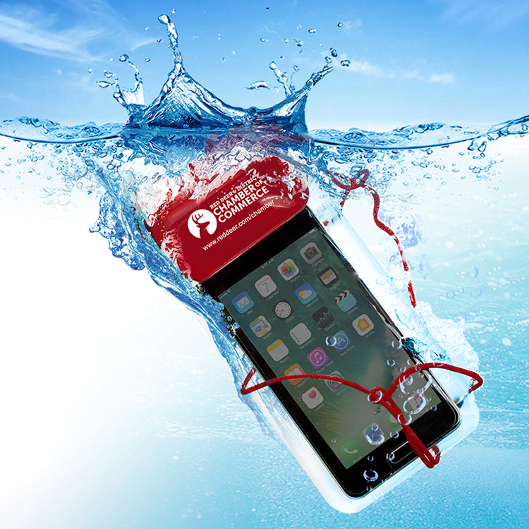 "Truckee" Clear Touch Through Water-Resistant Cell Phone and Accessories Carrying Case