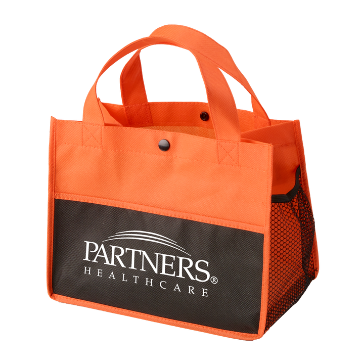 Mini Snap Non-Woven Lunch Tote Bag