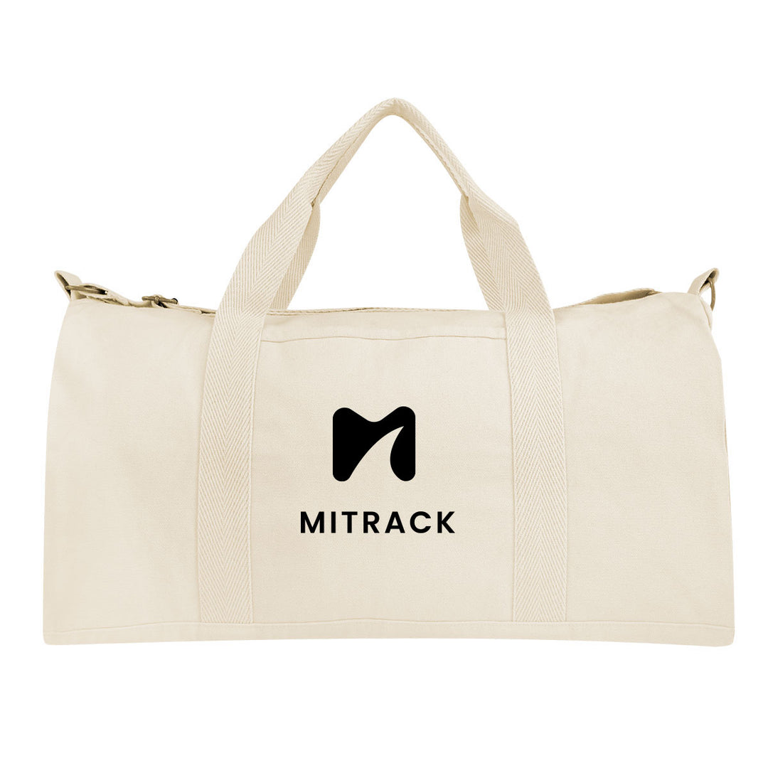 Aware™ 14 Oz. Recycled Cotton Flat Bottom Duffel Bag