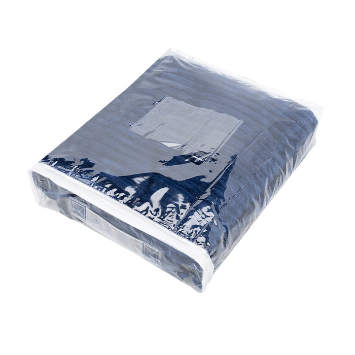 Raleigh Recycled Ribbed Flannel Blanket