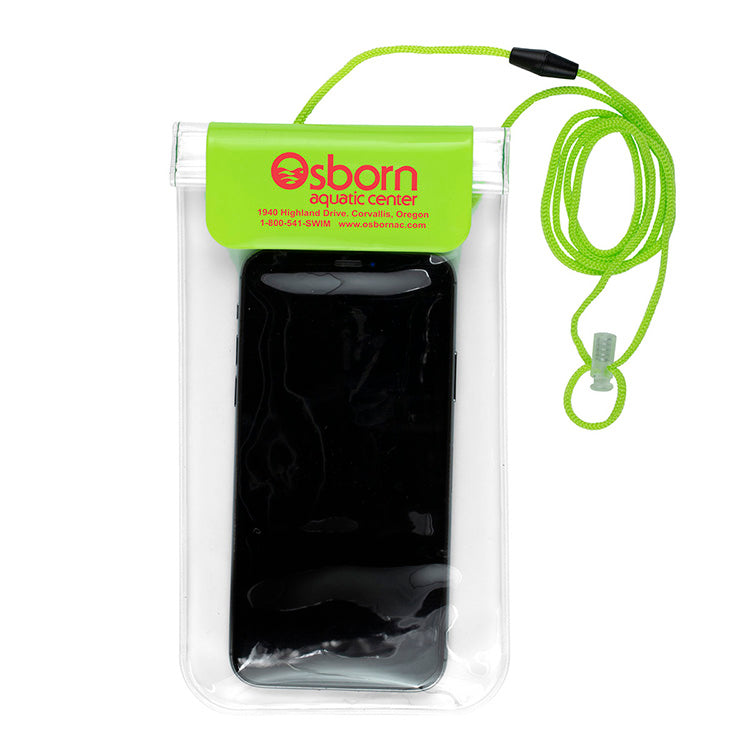 "Truckee" Clear Touch Through Water-Resistant Cell Phone and Accessories Carrying Case
