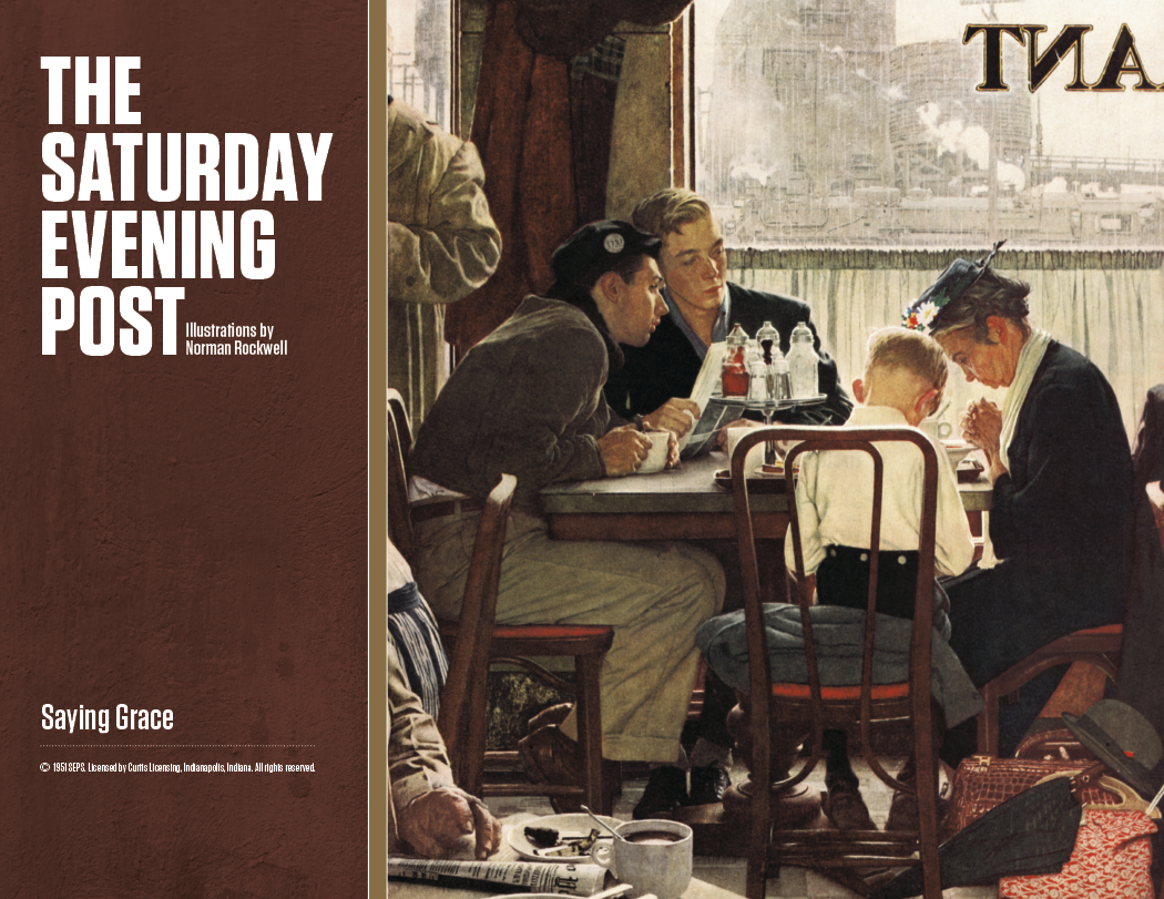 Good Value™  The Saturday Evening Post Illustrations by Norman Rockwell – Stapled Calendar