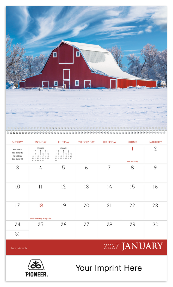 Triumph® Calendars Barns Calendar