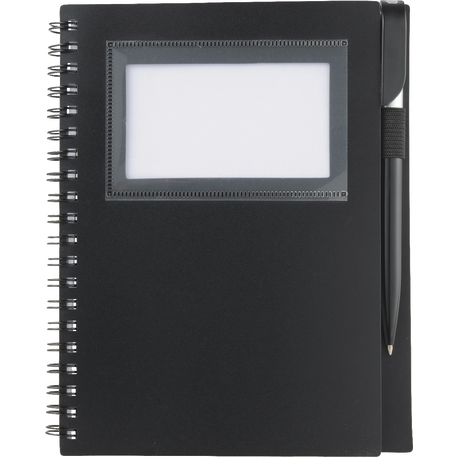 FSC® Mix 5.5" x 7" Star Spiral Notebook with Pen